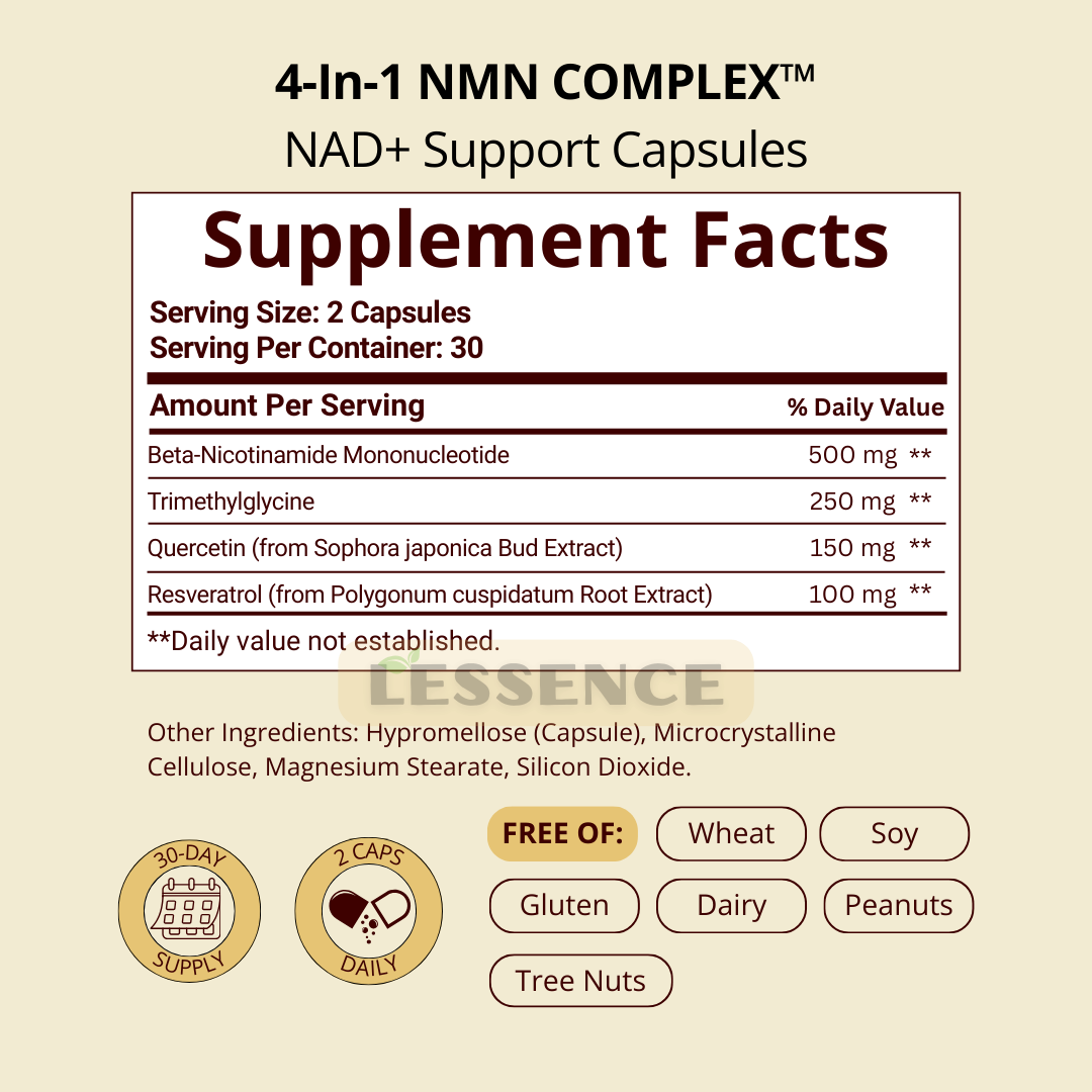 4-In-1 NMN Complex™ NAD+ Support Capsules