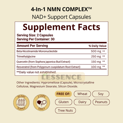 4-In-1 NMN Complex™ NAD+ Support Capsules
